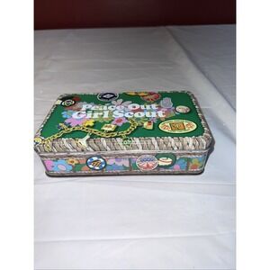 Girl Scouts Metal Tin Peace Out Girl Scout 60 Year Anniversary